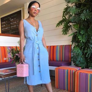 Mina Monroe - Denim Days Dress - Medium